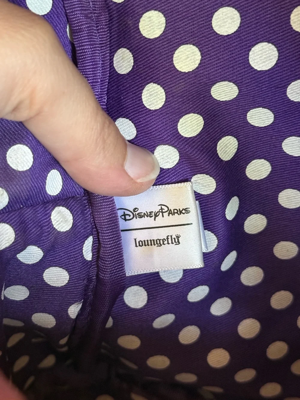 Loungefly Disney Parks Purple Potion Sequin Mini Backpack
